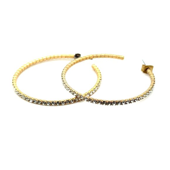 Sparkly Hoops Earrings - Picture 1 of 5